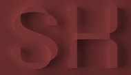 En röd bakgrund med ordet sh skrivet i den.