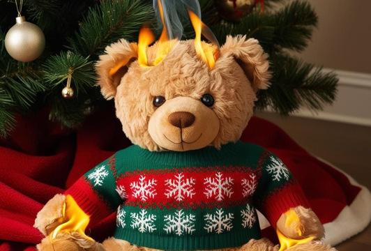 En juldikt med uppmaning om eftertanke