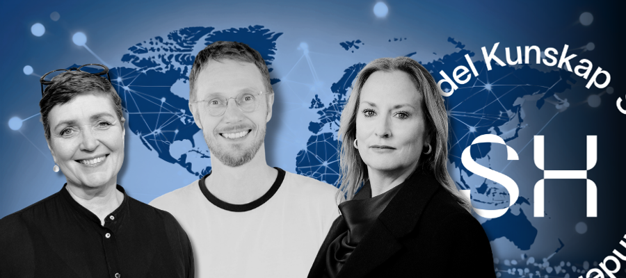 En grupp m&auml;nniskor som st&aring;r bredvid varandra.