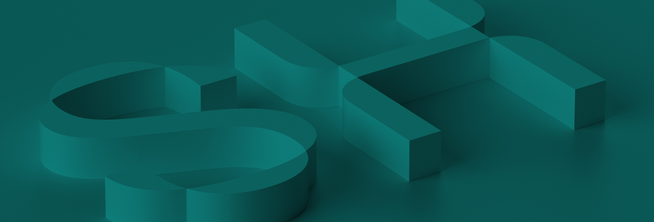 En 3d-bild av ett tal och ett dollartecken.