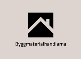 En svartvit logotyp med ett hus.