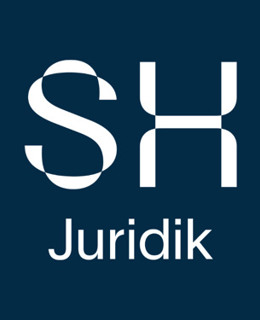 Logotypen för ett företag med namnet jurdik.