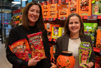 Lidl laddar för halloween