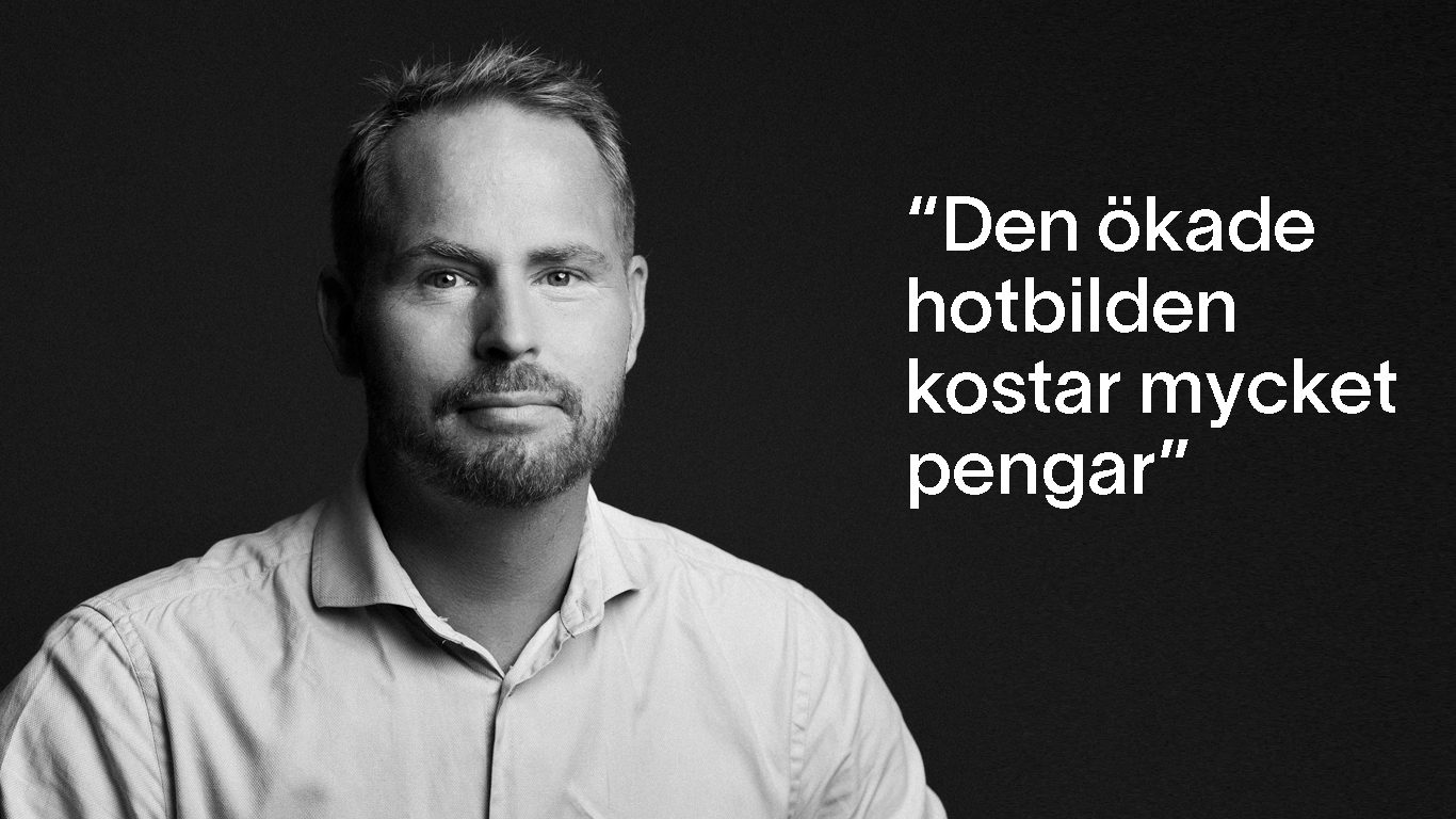 Daniel Erlandsson som driver tolv Elonbutiker i Mellansverige.