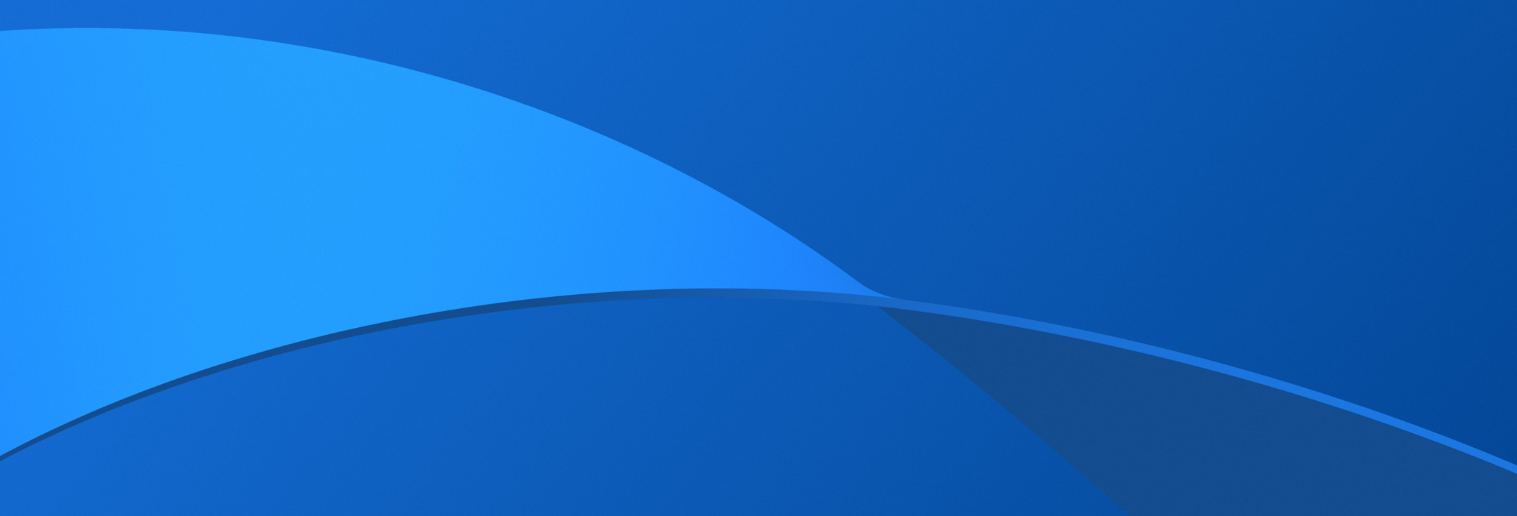 En blå abstrakt bakgrund med böjda linjer.