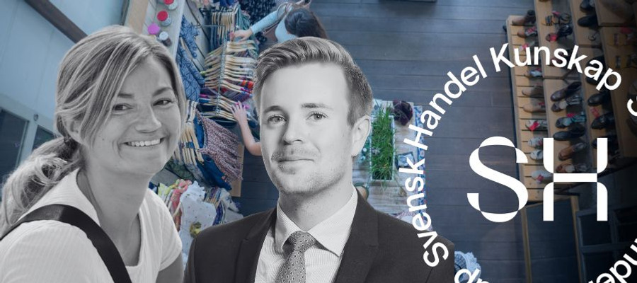 En man och en kvinna som st&aring;r bredvid varandra.