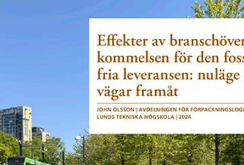 Positiva effekter av branschöverenskommelsen för den fossilfria leveransen