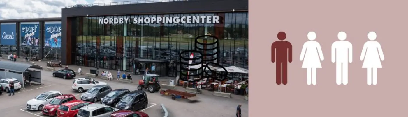 I Str&ouml;mstad arbetar var fj&auml;rde person inom handeln