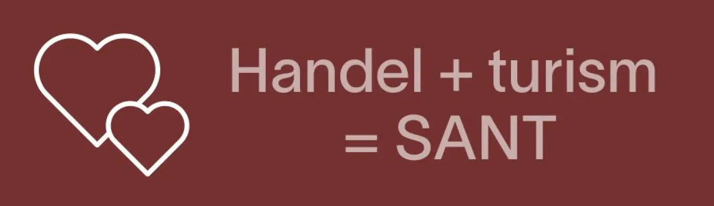 Handel + turism = sant!